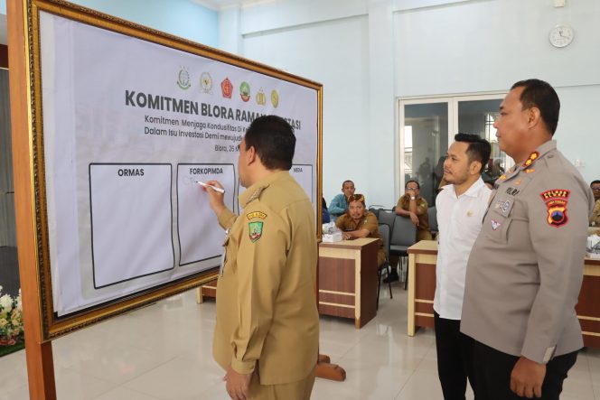 
					Bupati Blora Dorong Iklim Investasi Kondusif Lewat “Ngopi Bareng Forkopimda” ‎