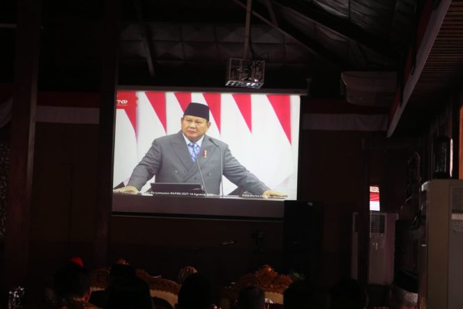 
					DPRD Blora Gelar Paripurna, Simak Pidato Kenegaraan Prabowo Jelang HUT ke-81 RI ‎