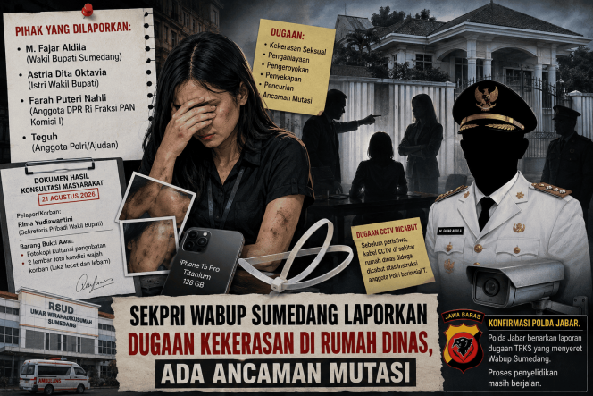 
					Polda Jabar Benarkan Laporan Dugaan TPKS yang Seret Wabup Sumedang, Ini Kronologinya