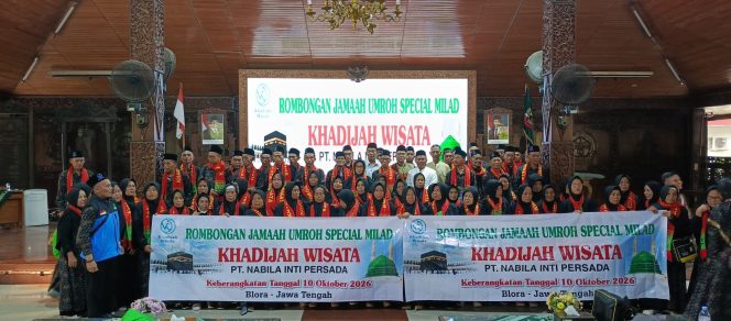 
					Berangkatkan 74 Jamaah Umrah, Khadijah Wisata Genap 12 Tahun Layani Masyarakat