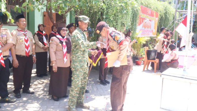 
					Kenang Masa Sekolah, Dandim Blora Hadiri Pelantikan Pramuka Garuda di SMPN 2 Blora