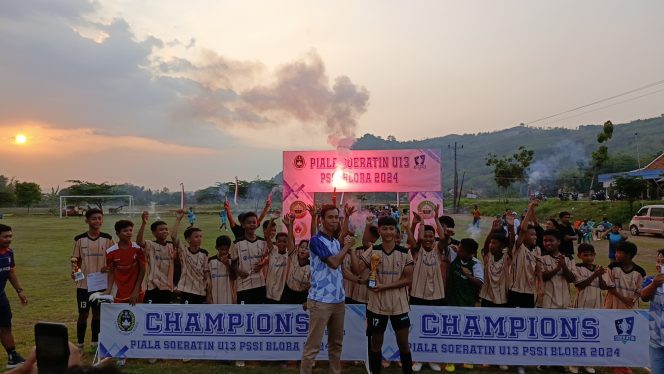 Putra Mustika Raih Hattrick Juara di Piala Soeratin U-13 Blora 2024, Blora Optimistis Cetak Bintang Sepak Bola Masa Depan
