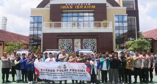 
					Polres Blora Gelar Bakti Sosial Serentak Jelang Ramadhan 1446 H