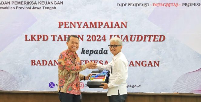 
					Bupati Kudus Serahkan LKPD Unaudited Tahun 2024 ke BPK Jawa Tengah