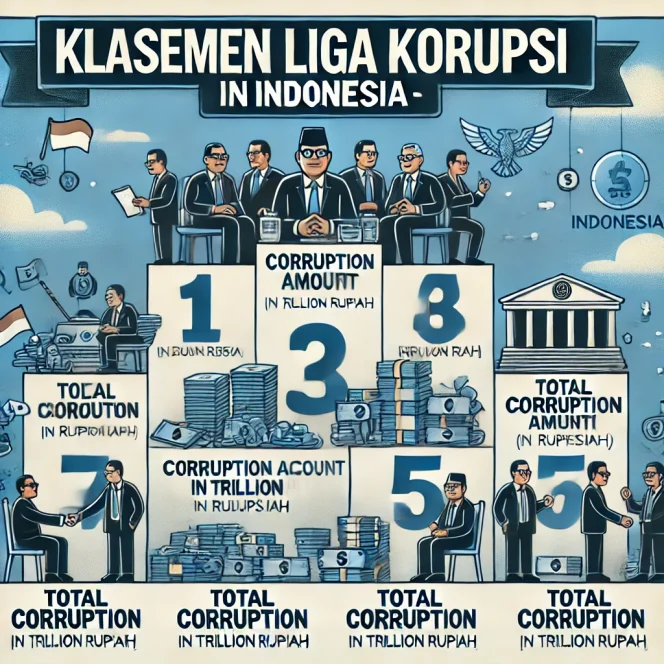 
					“Liga Korupsi Indonesia: Pertamina Kokoh di Puncak, Total Kerugian Hampir Rp1.000 Triliun”
