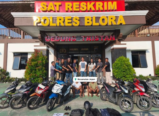 
					Polres Blora Ringkus Trio Curanmor, 10 Motor Dicuri dari 10 TKP Berbeda