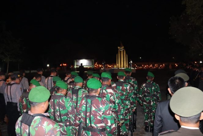 
					Khidmat, Apel Kehormatan dan Renungan Suci HUT ke-80 RI di TMP Blora