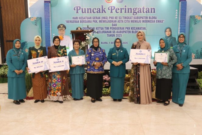 
					PKK Blora Diapresiasi sebagai Mitra Strategis Pembangunan, Wabup Sri Setyorini Buka HKG PKK ke-53