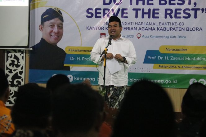 
					Pemkab Blora Apresiasi Sosialisasi Budaya Pelayanan Prima Kemenag Blora Peringati HAB ke-80