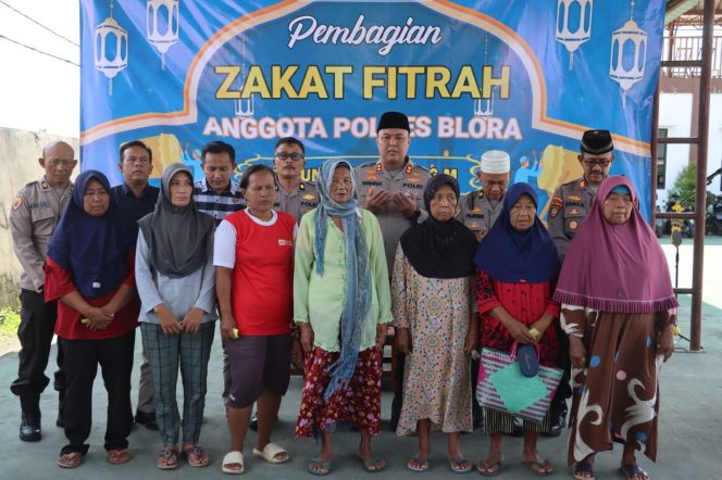 
					Polres Blora Salurkan Zakat Fitrah dari 896 Personel, Wujud Kepedulian Jelang Idulfitri