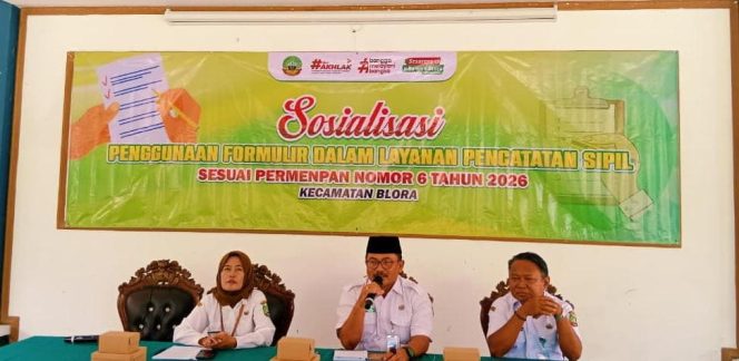 
					Dukcapil Blora Sosialisasikan Formulir Baru Layanan Adminduk di Kecamatan Blora