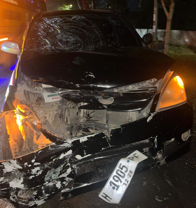 
					Kecelakaan Xenia vs Vario di Depan Yonif 410 Alugoro, Satu Pengendara Luka ‎