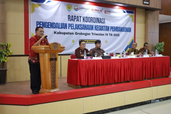
					Rakor Triwulan IV, Pemkab Grobogan Pastikan Pembangunan 2025 Tuntas dan Manfaatnya Dirasakan Masyarakat