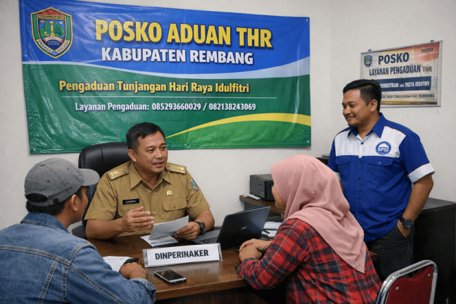 
					Pemkab Rembang Buka Posko Aduan THR, Pekerja Diminta Tak Ragu Melapor
